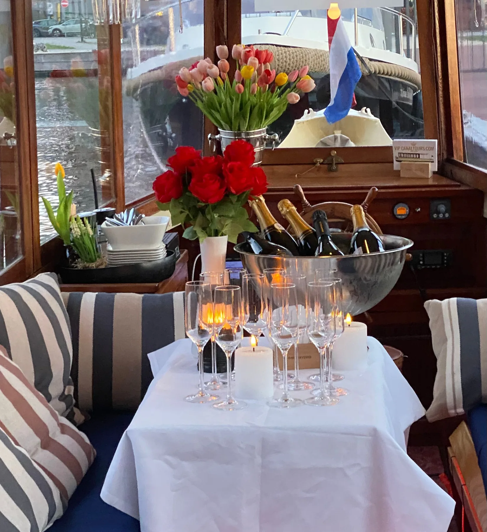 VIP Canal Tours Amsterdam private boat experience